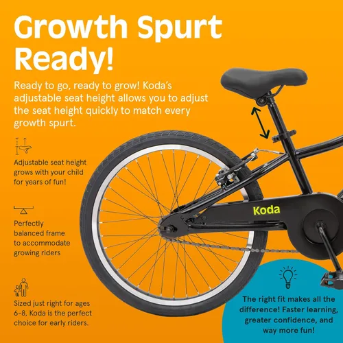 Miniatura 4 de Retrospec Koda Plus Kids Bike for Boys & Girls Ages 6-8 Years - Children's Bicycle, Adjustable Seat & Handlebars