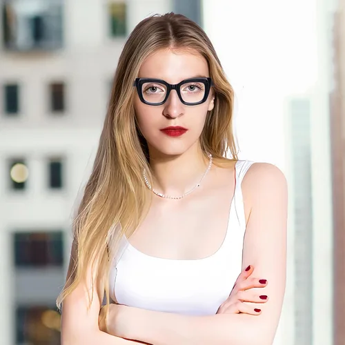 Miniatura 4 de Lentes de lectura para mujeres, paquete de 6, lentes de moda de ojo de gato con bloqueo de luz azul, lectores de computadora antirreflejos, lentes UV