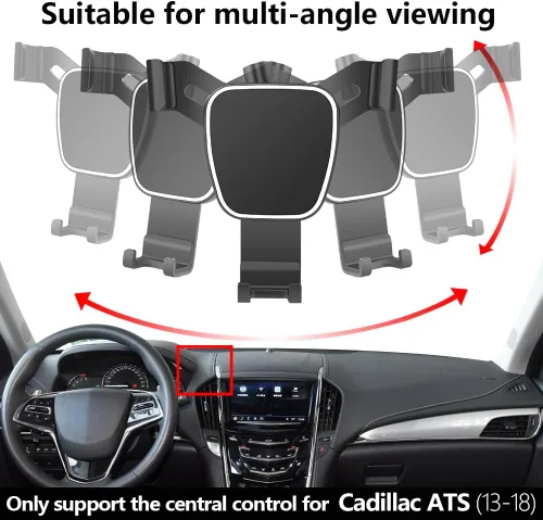 Miniatura 4 de Soporte para teléfono de coche para Cadillac ATS 2013-2018 Base de lujo Rendimiento Premium Accesorios para automóviles Soporte de navegación