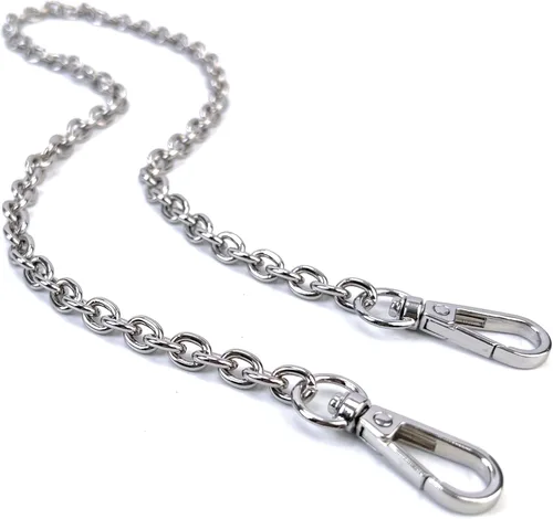 Miniatura 6 de Correas de metal para monedero, reemplazo de cadena para bolso cruzado de hombro, axila, cadena de rastro, Dorado antiguo