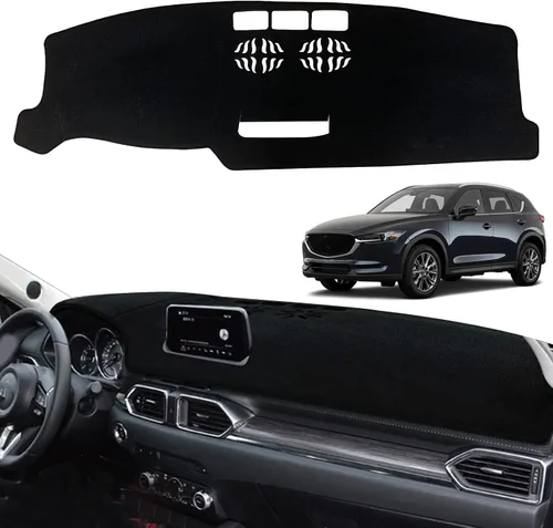Miniatura 7 de Tapete antideslizante para tablero de instrumentos compatible con Mazda CX-5 CX 5 2017-2020 Protector solar (con HUD)