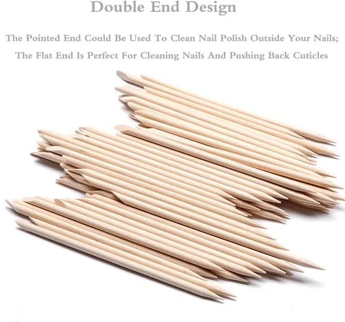 120 varillas de cera de madera – Borogo Waxing Sticks – para piernas del cuerpo, cara, cejas, aplicador de cera para depilación o palos de madera