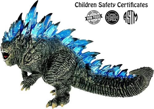Miniatura 2 de TwCare Godzilla vs. Kong Mega Figura de acción de juguete, rey de los monstruos, serie de películas, articulaciones movibles, vinilo suave, bolsa
