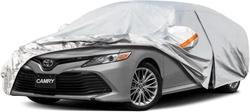 Miniatura 82 de Kayme - Cubierta completa impermeable de 6 capas para automóvil, apta para todo clima, protección para exteriores contra lluvia, rayos ultravioleta