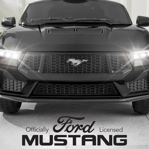 Miniatura 2 de Best Choice Products Auto Eléctrico de Paseo de 12V para Niños con Licencia Oficial de Ford Mustang con Control Parental, Luces LED, 2 Velocidades
