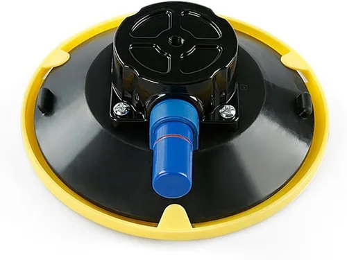 Ventosa de vidrio Ventosas de vacío de 6 pulgadas para levantar vidrio grande con base de montaje de bomba de mano, herramienta de ventosa de