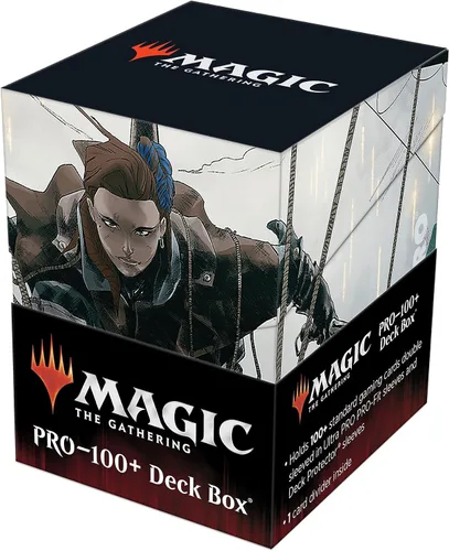 Ultra Pro - Magic: The Gathering Commander Innistrad Midnight Hunt Suspicious Stowaway Protector de caja de 100+ cartas, protección definitiva para