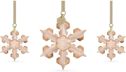 Miniatura 2 de SWAROVSKI Juego de adornos de edición anual festiva 2022 dorado