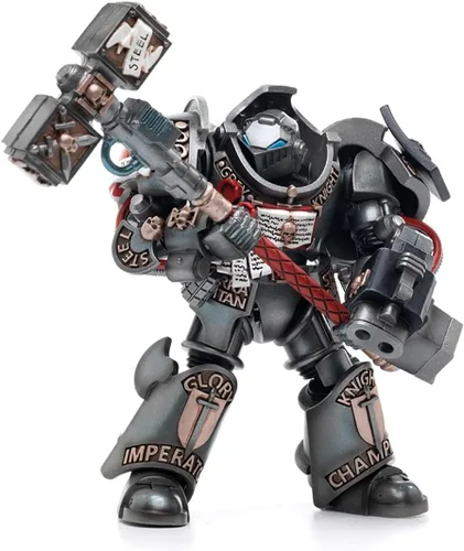 Miniatura 11 de LEBOO JOYTOY Warhammer 40K Grey Knights Castellan Crowe 1/18 Figura de acción Warrior Joy Modelos de juguete