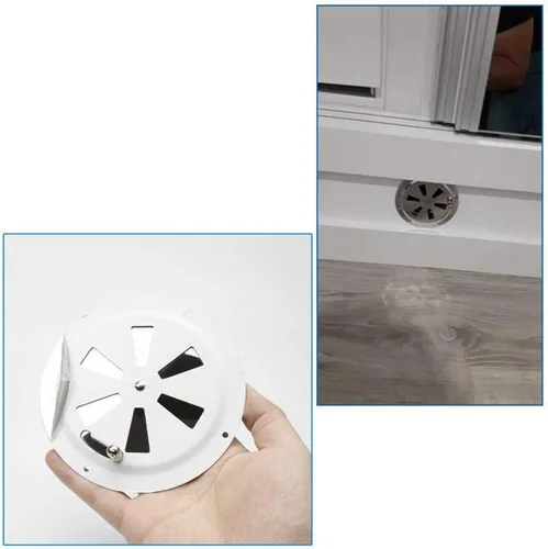 Miniatura 8 de Hoja de ventilación de acero inoxidable 316 de 5 pulgadas, apertura y cierre, placa de ventilación, ventanillas de yate y motocicleta, perilla