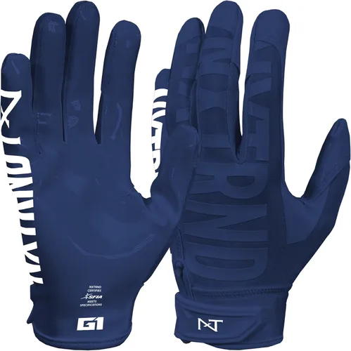 Miniatura 28 de Nxtrnd G1 Pro - Guantes de fútbol americano para hombre, guantes de receptor pegajosos para adultos