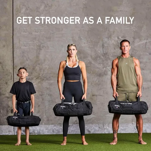 Miniatura 4 de Elite Sports Saco de Arena para Entrenamiento Versátil e Intensivo de Músculos del Core, Entrenamiento de Fuerza con Colocación Estratégica de Asas