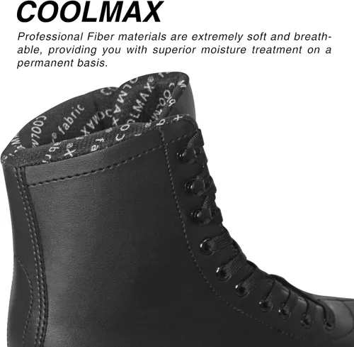 Miniatura 2 de Nattork Patines de Figura con Hojas de Acero Inoxidable de Excelencia para Patinaje sobre Hielo con Soporte Mejorado, Rendimiento de Fuerza
