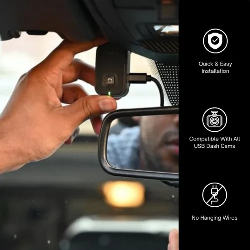 Miniatura 6 de Dongar Adaptador de corriente para cámara de mando (3 pines Keyway 2 para vehículos Porsche seleccionados), fuente de alimentación USB integrada