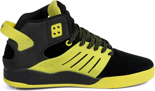 Miniatura 4 de Supra - Womens Skytop Iii Mid Top Shoes in BlackYellowBlack