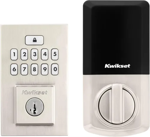 Miniatura 10 de Kwikset SmartCode 260 - Cerradura de puerta con teclado electrónico sin llave con entrada automática, códigos de usuario personalizados, seguridad