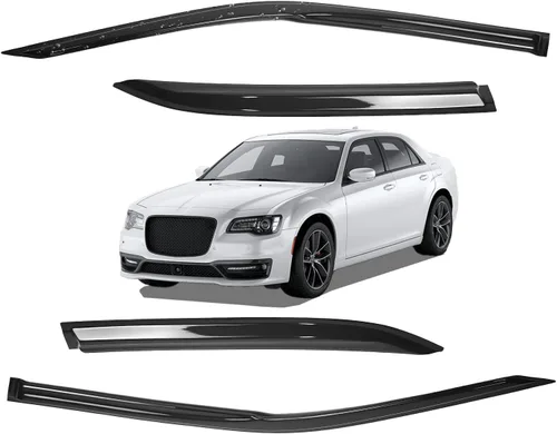 Miniatura 82 de Viseras para ventanas para Mazda 3 Sedán 4 puertas 2004 2005 2006 2007 2008 2009 estilo JDM Mugen, deflector de viento, protector solar y de lluvia