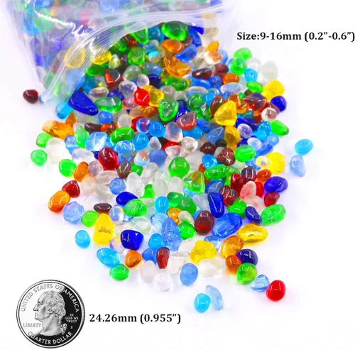 Miniatura 2 de Piedras Hilitchi cuarzo con piedras de cristal triturado, piedras naturales de curación para el hogar, decoración de interiores, piedras de curación