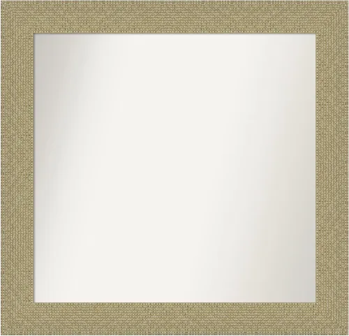 Miniatura 99 de Amanti Art Espejo de pared personalizado no biselado (24.25 x 24.25 pulgadas), marco dorado de mosaico, varios tamaños personalizados, espejo
