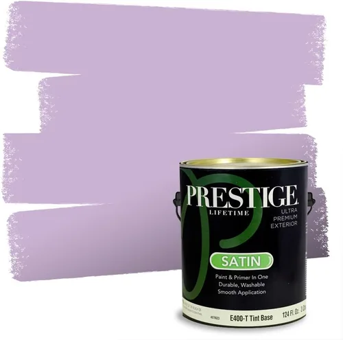 Miniatura 103 de PRESTIGE Pinturas de pintura interior e imprimación en uno, 1 galón, plano, combinación comparable de Sherwin Williams* Kimono Violet*