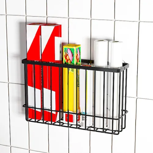 Miniatura 4 de Cabilock Cestas colgantes de alambre para almacenamiento de pared, cesta organizadora montada en la pared, cesta organizadora para baño, cocina