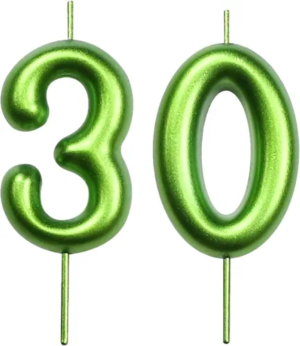 Miniatura 275 de DERVENTA Vela con números de 2.36 pulgadas, decoración perfecta para cumpleaños, brunch, postre, pastel, 1 pieza (número 0 rosa)