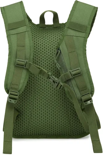 Miniatura 4 de Mochila de Hidratación Wotony con Vejiga de Agua para Senderismo Paquete de Hidratación Táctico para Hombres Mujeres Mochila de Agua Molle para Negro