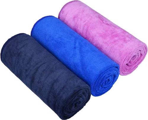 Miniatura 6 de HOPESHIN - Toallas de yoga para gimnasios, toallas de microfibra absorbente para hombres y mujeres, suaves, de secado rápido, paquete de 3, 16 x 32