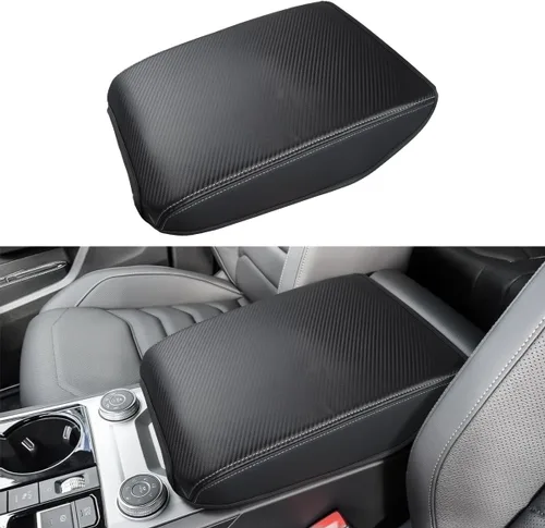 Miniatura 13 de INTGET Funda para consola central Volkswagen/VW Atlas 2025 2024, funda de cojín para reposabrazos, cubierta de consola central, protector de tapa
