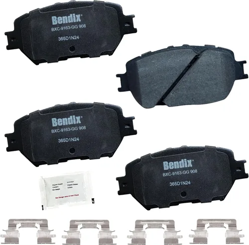 Miniatura 109 de Pastillas de freno delanteras cerámicas Bendix Priority1 CFC2302 para Hyundai Elantra 2021, Sonata 2022-2020, Kia K5 2023-2021