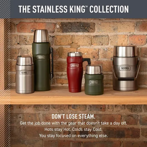 Miniatura 6 de Thermos Stainless King - Taza de café de 16 onzas, acero mate
