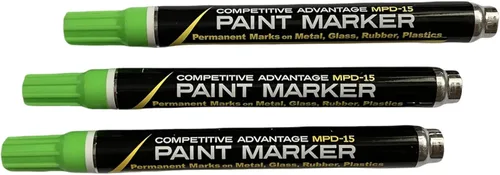 Miniatura 14 de Marcador de pintura esmaltada de ventaja competitiva MPD Permanente Impermeable Resistente a los rayos UV Blanco
