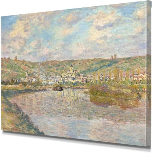 Miniatura 19 de IPIC - Reproducción artística de los lirios de agua de Claude Monet 1906, impresiones giclée coinciden con el marco dorado clásico, arte de pared