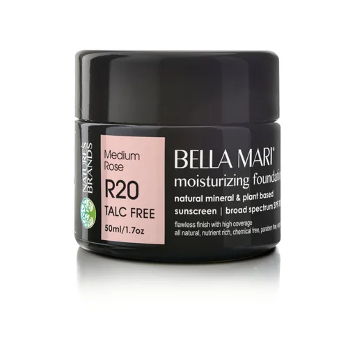 Miniatura 9 de Bella Mari - Base hidratante natural, color beige claro (B10); plástico sin PBA de 2