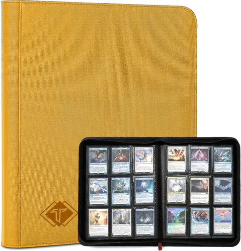 Miniatura 19 de Carpeta de tarjetas de 4 bolsillos para 160 fundas, carpeta de tarjetas Ablum para colección de tarjetas intercambiables para tarjetas deportivas