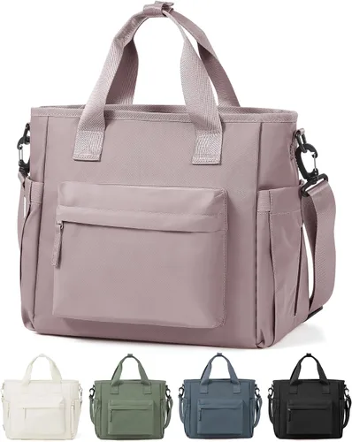 Miniatura 12 de Bolsa de almuerzo para mujer, caja de almuerzo grande para adultos para mujeres y hombres, bolsa de almuerzo aislada con bandolera para trabajo