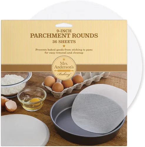 Miniatura 12 de Mrs. Anderson's Baking Rondas de pastel de pergamino antiadherentes, 8 pulgadas, 36 hojas
