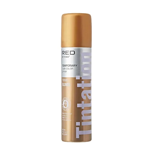 Miniatura 4 de Red by Kiss Tintation Spray de color temporal para el cabello, cobertura instantánea de retoque de raíces grises, resistente al agua y a las marrón