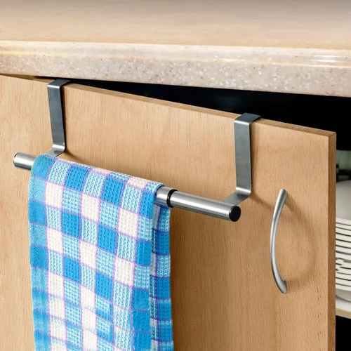 Miniatura 3 de Artmoon Toallero extendido sobre la puerta – Toallero sobre armario – Extensible 9.8-15.7 pulgadas – Protección antideslizante contra arañazos