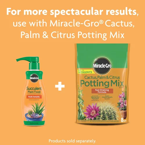 Miniatura 8 de Miracle-Gro Alimento para plantas suculentas, 8 onzas, para suculentas incluyendo cactus, jade y aloe