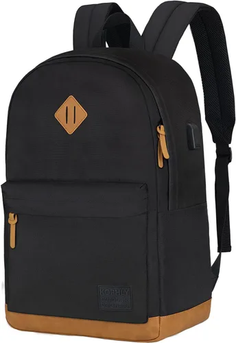 Mochila Grande de Equipaje de Mano para Portátil para Viajes, Gris oscuro, 18 pulg., Classic