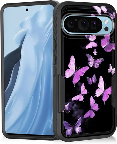 Miniatura 24 de Funda para Pixel 7a, resistente de doble capa híbrida de policarbonato duro de goma suave a prueba de golpes para Google Pixel 7A 6.1 pulgadas