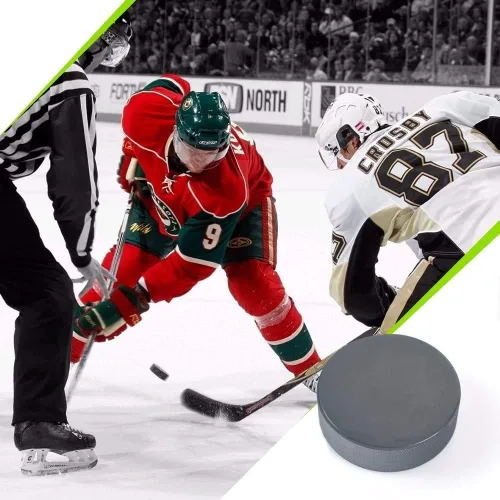 Miniatura 6 de AceFox Ice Hockey Pucks (1/4/6/25 Pcs Options) Negro