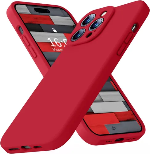 Miniatura 58 de Funda compatible con iPhone 13 de 6.1 pulgadas, de silicona líquida premium [forro de microfibra suave antiarañazos], goma de gel, protección Uva