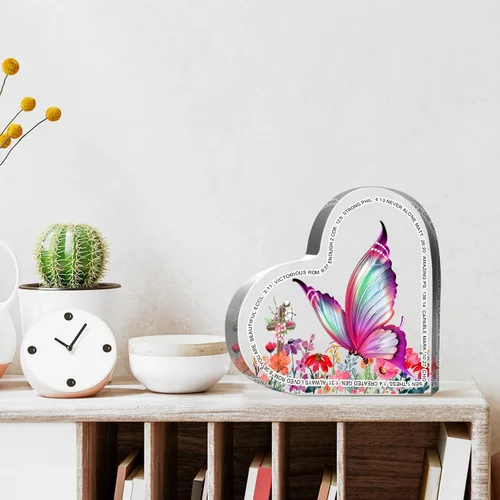 Miniatura 5 de Regalos cristianos, regalos religiosos inspiradores con versículo de la Biblia, regalos de aliento espiritual, regalo de mariposa religiosa