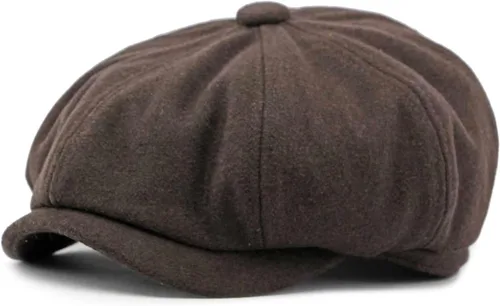 Miniatura 11 de meioro Hombres 8 Panel Newsboy Cap Vintage Tweed Flat Cap Irish Newsies Hat Gatsby Cabbie Caps Paperboy Classic Winter Hats