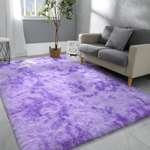 Miniatura 20 de Hutha Alfombras de Área Grandes de 5x8 pies para Sala de Estar, Alfombra Moderna Súper Suave y Esponjosa para Dormitorio, Alfombras Shag Peludas