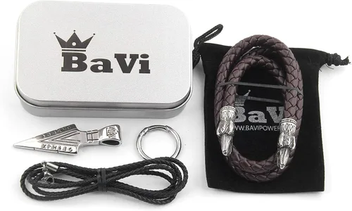 Miniatura 6 de BAVIPOWER Collar con colgante de cabeza de lanza de Gungnir de Odín de acero inoxidable 316L nórdico escandinavo vikingo joyería para hombre