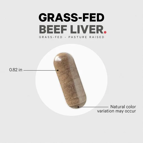 Miniatura 8 de Codeage Suplemento de hígado de carne alimentada con pasto, superalimento, liofilizado, sin desgrasar, desecado, glandulares de hígado de res