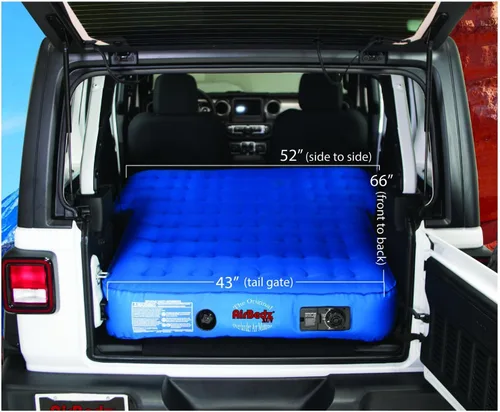 Miniatura 5 de Pittman Airbedz - Colchón de aire Jeep/SUV con bomba incorporada, colchón de 4 corredores de primera calidad, colchón de aire Jeep Wrangler